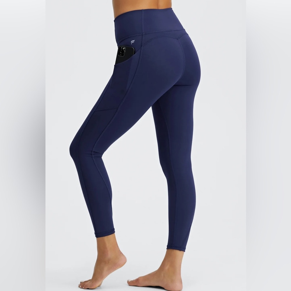 Blue fabletics pureluxe leggins size small